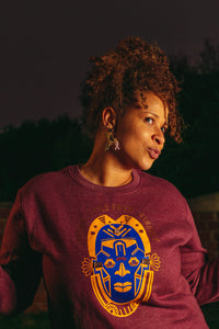 IDIA PALE BURGUNDY SWEAT